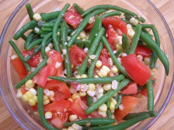 Green Bean, Tomato and Corn Salad