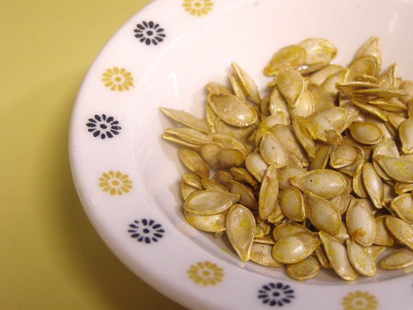 Roasted Butternut Squash Seeds