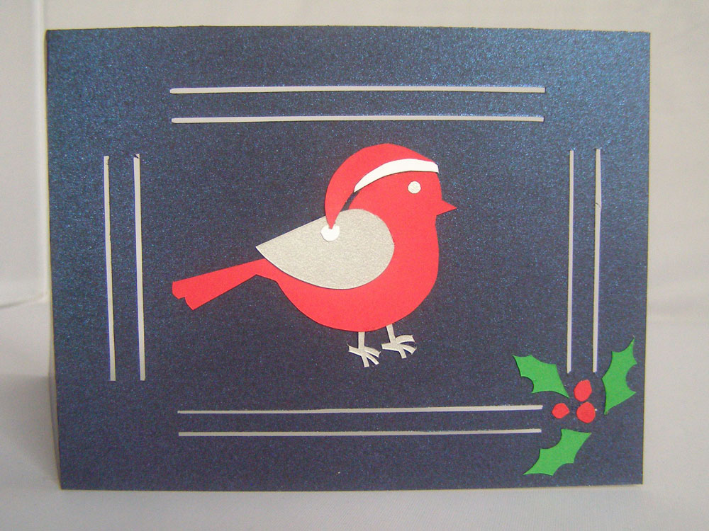 holiday card handmade by Suzanne Trevellyan