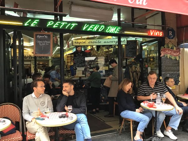 Le Petit Vendome exterior in Paris France