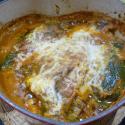 Baked chile rellenos